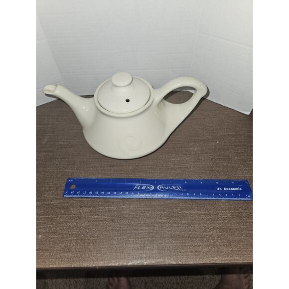 MCM Pearl China Company Aladdin Teapot Swirl 1940's Mid Century - Picture 6 of 6